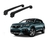 Rack Teto Alumínio Preto Peugeot 5008 2018 em diante