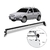 Rack de Teto VHIP Gol 4 Portas G2 G3 G4 fixado na Porta - comprar online