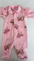 Macacão Rosa Urso Bebê - comprar online