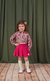 Conjunto Bambollina jaqueta cropped soft e saia plush
