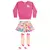 Conjunto Infantil Menina Inverno Com Meia e Short Saia Unicórnio Elian - comprar online