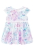 Vestido kukie em super cetim fundo do mar - comprar online