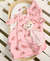 Macacão Rosa Urso Bebê