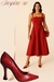 scarpin napa vermelho ferrari colorblock salto quinado 9 cm na internet