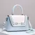 Bolsa de mao feminina versatil tira transversal bicolor - comprar online