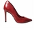 scarpin napa vermelho colorblock salto 11 cm na internet