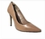 Scarpin napa blush colorblock salto 11 cm na internet