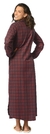 Camisola feminina Inverno Longa Flanela Xadrez na internet