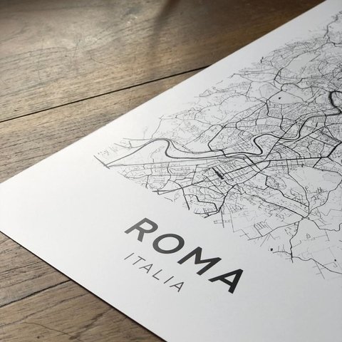 Mapa Roma Lamina