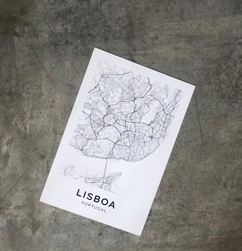 Mapa Lisboa Lamina
