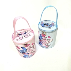 Nécessaire cilindrics lembrancinha para festa infantil - Stitch - loja online