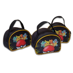 Nécessaire meia lua no tema Pokemon lembrancinha - Festa das Lembrancinhas