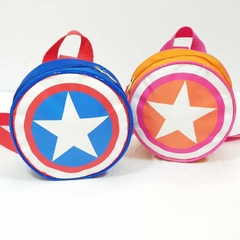 Imagem do Mochila Capitão América lembrancinha para festa infantil