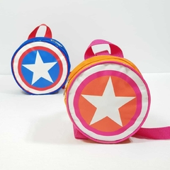 Mochila Capitão América lembrancinha para festa infantil - Festa das Lembrancinhas