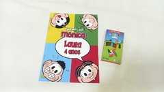 Kit colorir Estojo e livrinho no tema turma da Monica lembrancinha para festa de aniversário na internet
