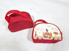 Necessaire meia lua no tema Picnic para lembrancinhas na internet