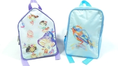 Kit Mochila com copo no tema Jardim das Fadas lembrancinha para festa na internet
