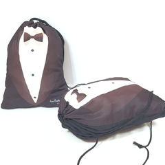 Sacochila Noivo lembrancinha - comprar online