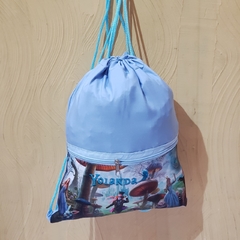 Sacochila com bolso Alice no país das maravilhas lembrancinha - loja online