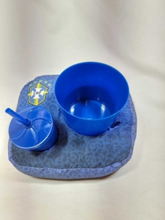 Kit pipoca Brasil para brindes e lembrancinhas Copa do mundo - Festa das Lembrancinhas