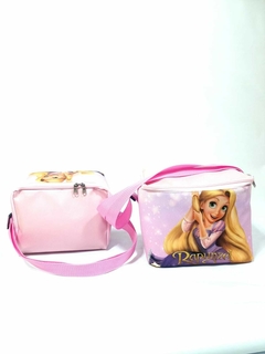 Bolsa térmica no tema Rapunzel lembrancinha na internet