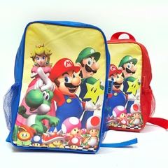 Mochila no tema Super Mario para lembrancinha - Festa das Lembrancinhas