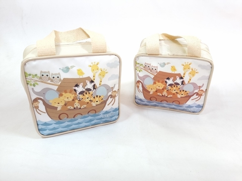 Nécessaire de mão no tema Arca de Noé para lembrancinha