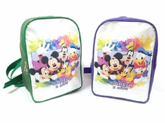 Mochila no tema Turma do Mickey para lembrancinha