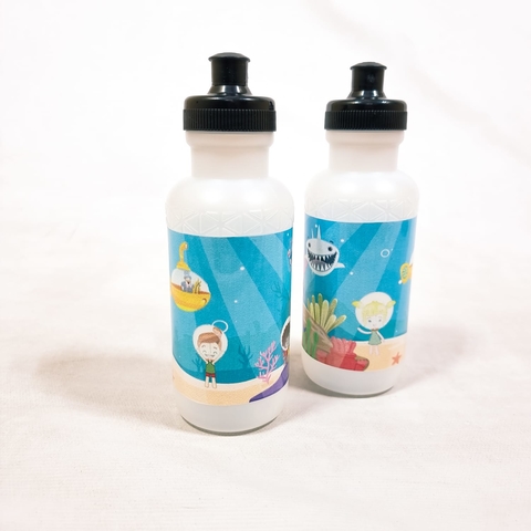 Squeeze personalizada tema Bita fundo do mar lembrancinha