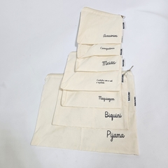Imagem do Kit organizador de viagem completo personalizado