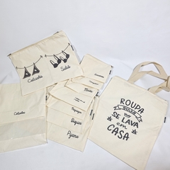 Kit organizador de viagem completo personalizado na internet