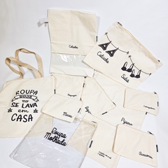 Kit organizador de viagem completo personalizado