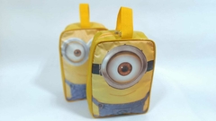 Porta chuteira no tema minnions para lembrancinha