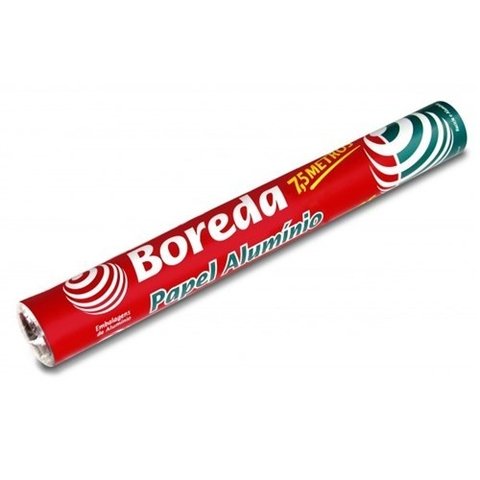 Papel Alumínio Boreda 7,5m X 30cm
