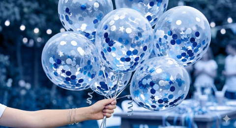 GLOBOS CONFETI 12"