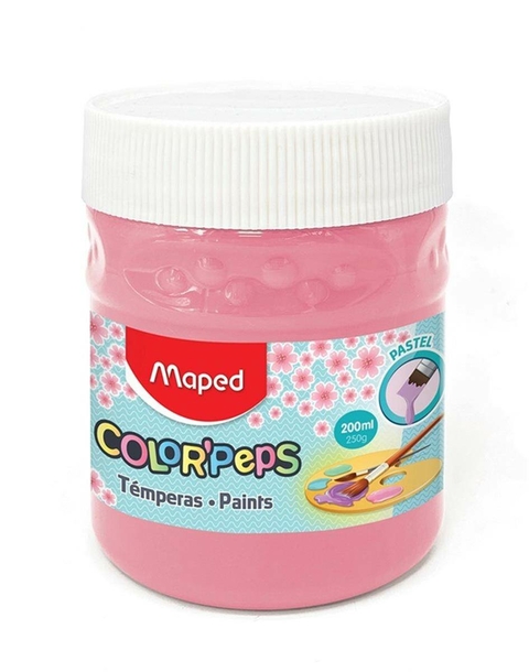TEMPERA POTE 250G PASTEL ROSA MAPED