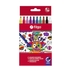 MARCADOR FILGO PINTO CAJA X10 MAGICOS