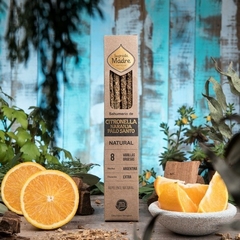 Sahumerio citronela, naranja y palo santo