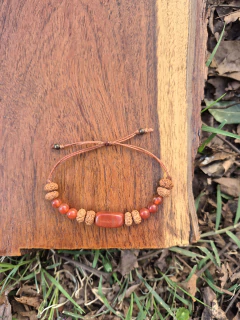 S. De rudraksha y A. Cornalina ( regulable) - comprar online