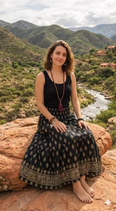Pollera larga ( algodón)