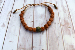 Pulsera Rudraksha tejida - comprar online