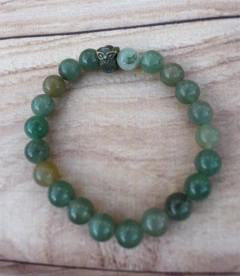 Pulsera Cuarzo Verde 8mm - comprar online