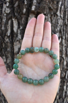 Pulsera Cuarzo Verde 8mm