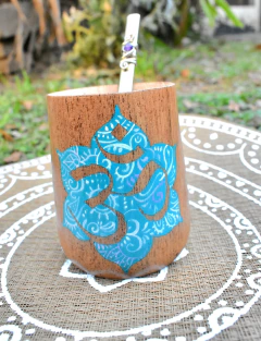Mate pintado a mano OM - comprar online