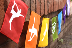 Banderín asanas yoga