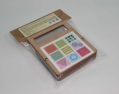Imagem do KIT ESTÊNCIL SEIN - Lâminas de estêncil em Madeira MDF - 10 peças