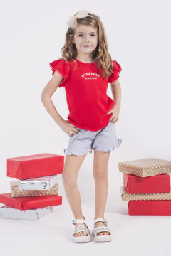 Remera Everyday c/ puntilla (ART 1359) - TIENDA MISSION