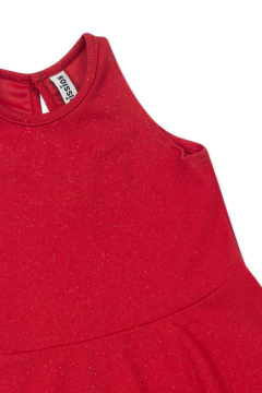 Vestido de crepe con glitter (ART 3429) - tienda online
