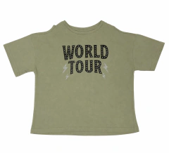 Remera c/ abertura hombro World en internet