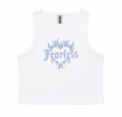 Musculosa rib Fearless - TIENDA MISSION